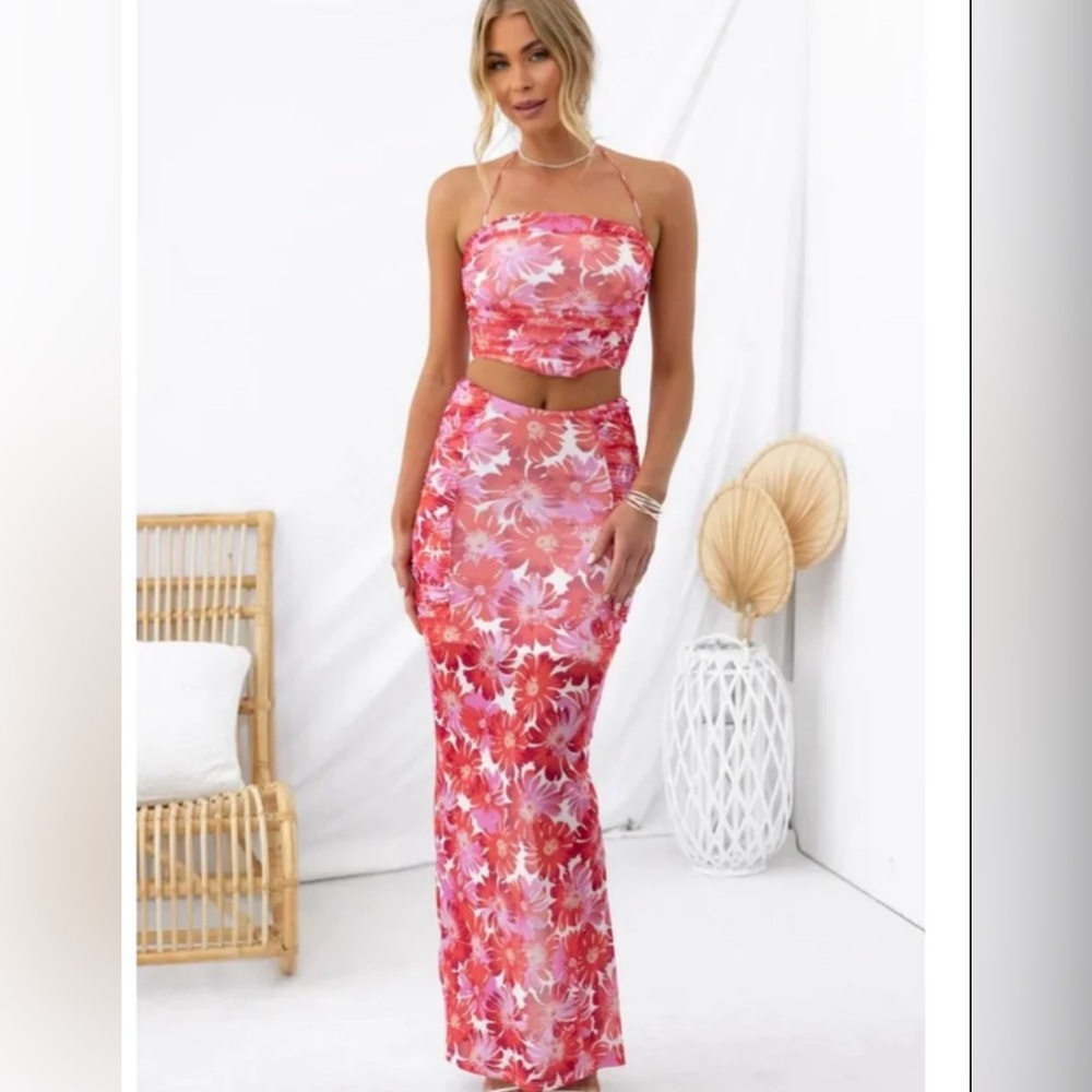 Hello Molly Floral Skirt Set